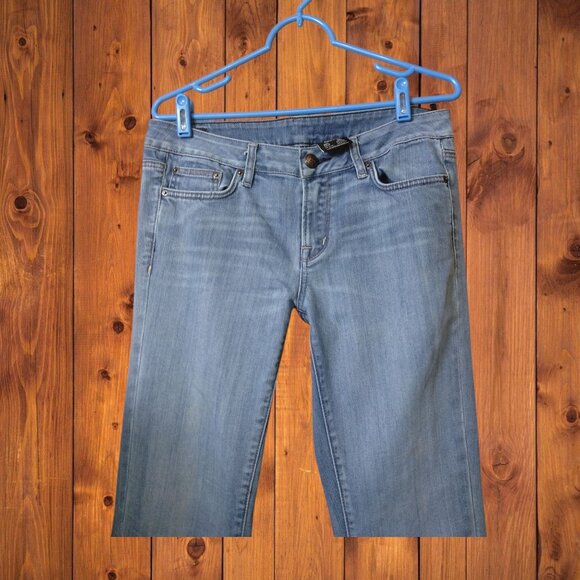 Buffalo David Bitton Women's Size 31 Felow Flare Stretch Mid Rise Denim Jeans - Picture 2 of 5